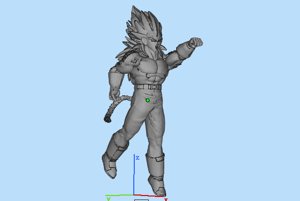 龍珠貝吉塔3D模型文件